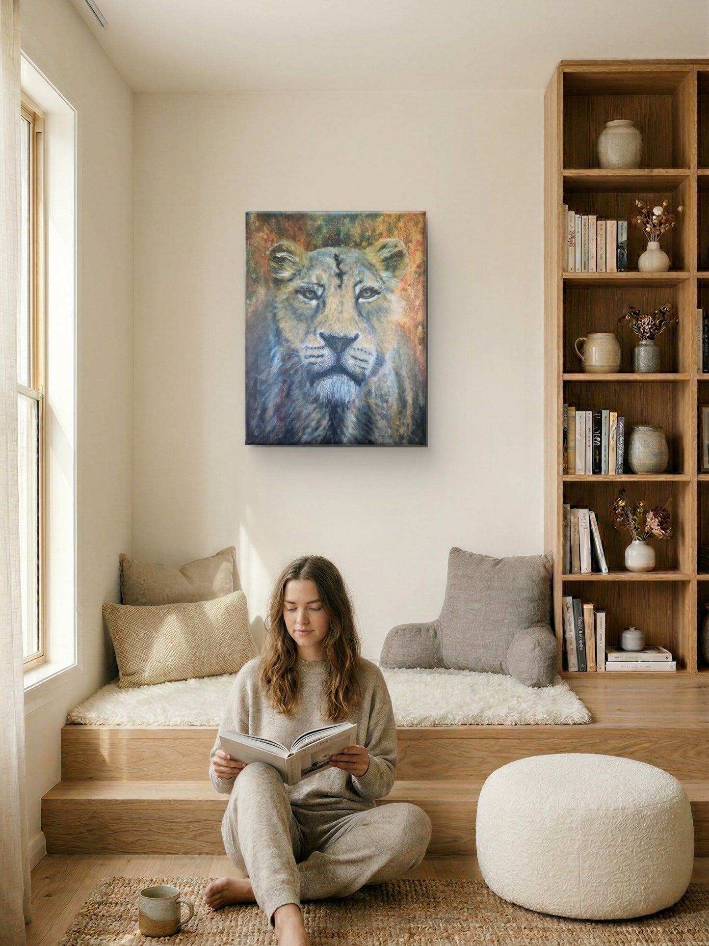 Originalt maleri "Integritet" 70x90 cm