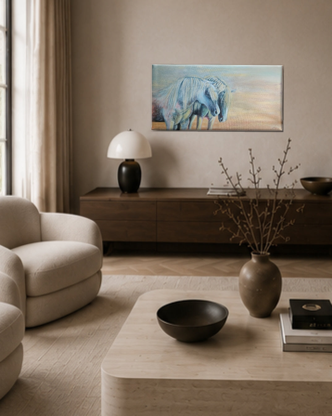 Original painting "The Call of Silence" 60x80 cm