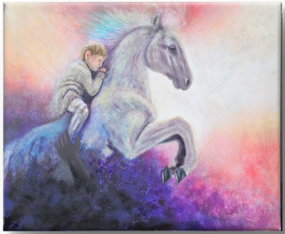 Originalt maleri "Redningen" 100x120 cm