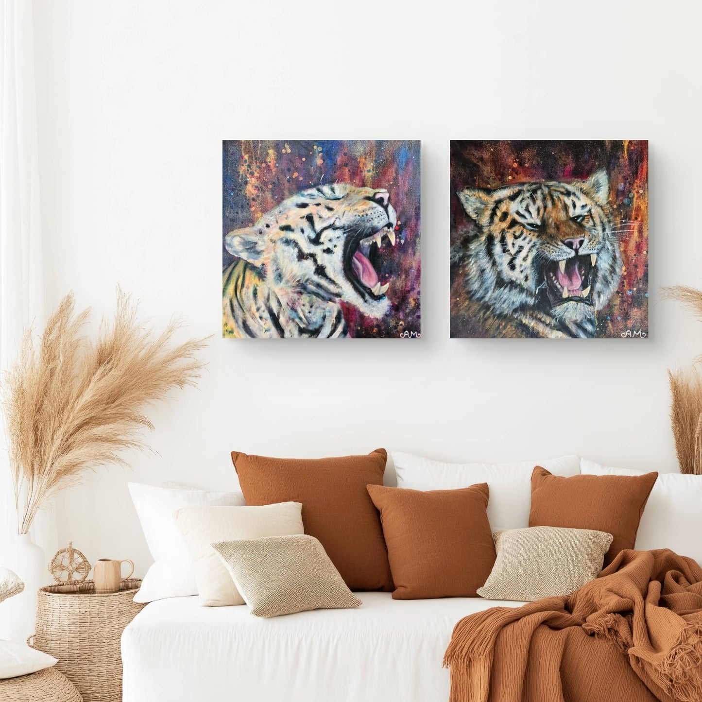 Originalt maleri "No More" 50x50 cm