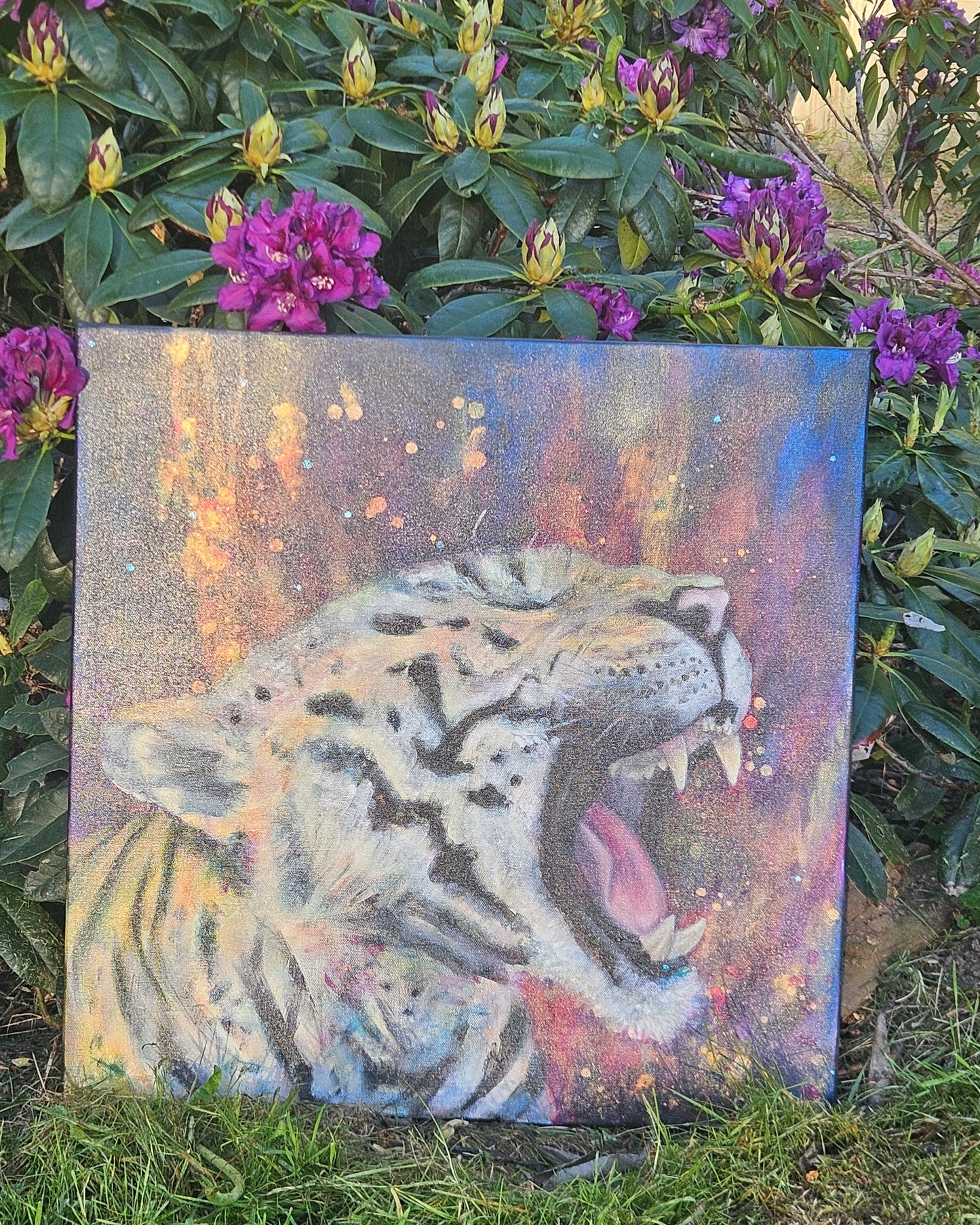 Originalt maleri "No More" 50x50 cm