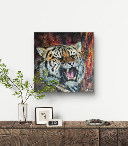 Originalt maleri "Try Me" 50x50 cm