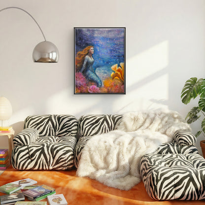 Originalt maleri "Stilhedens Kald" 60x80 cm