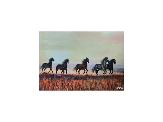 Kunstplakat 70x50 cm - Vinger Uden Fjer