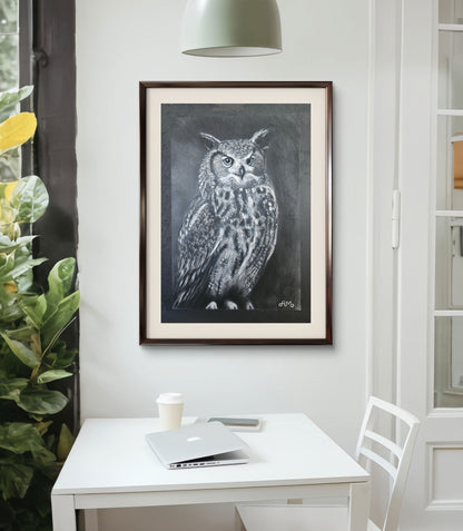 Original tegning "Klarhed" 50x70 cm