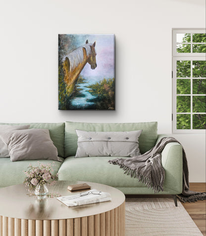 Originalt maleri "Overgang" 60x80 cm
