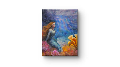 Originalt maleri "Stilhedens Kald" 60x80 cm