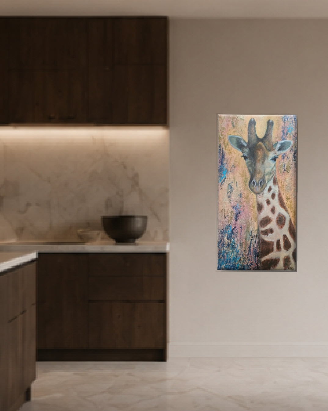 Original painting "The Call of Silence" 60x80 cm