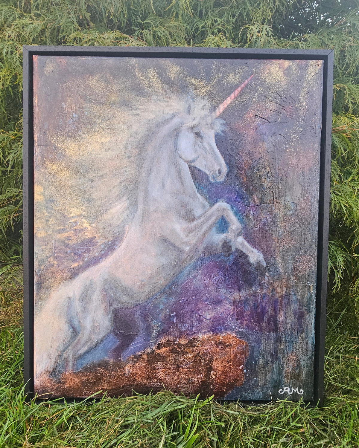 Originalt maleri "Sandhedens Time" 50x60 cm